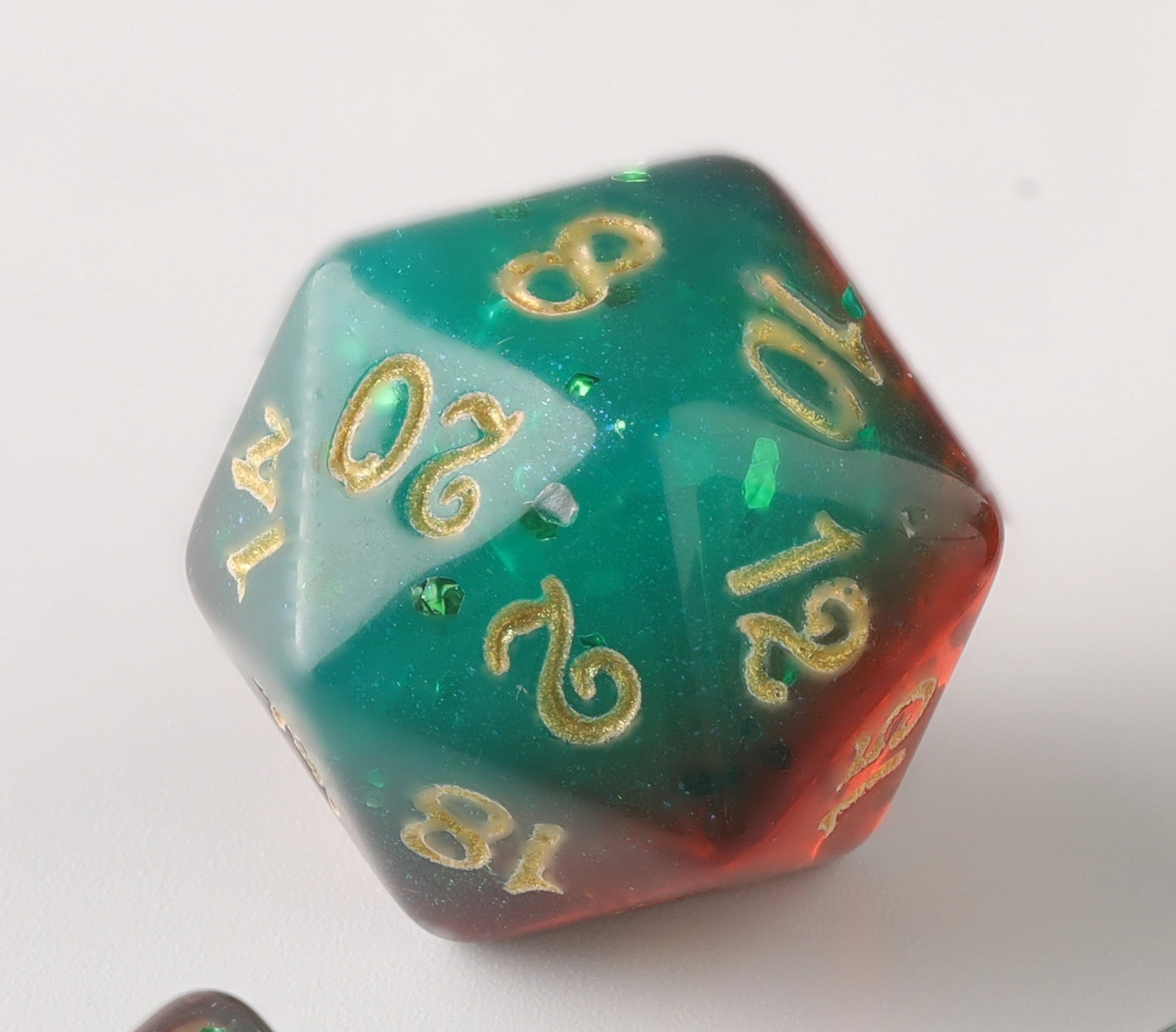 Sada kostek Verdant Crimson Elegance Dungeons & Dragons (Sada kostek DND)