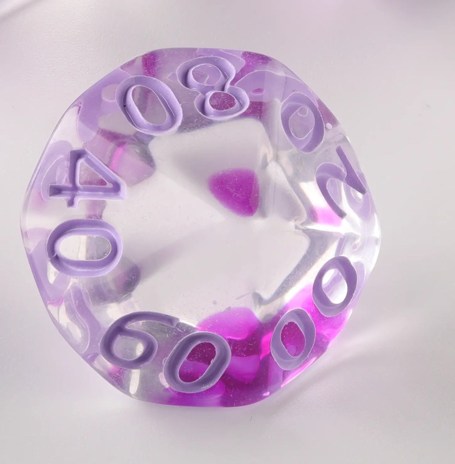 Sada kostek Crystal Clear Pink Dungeons & Dragons (sada kostek DND)
