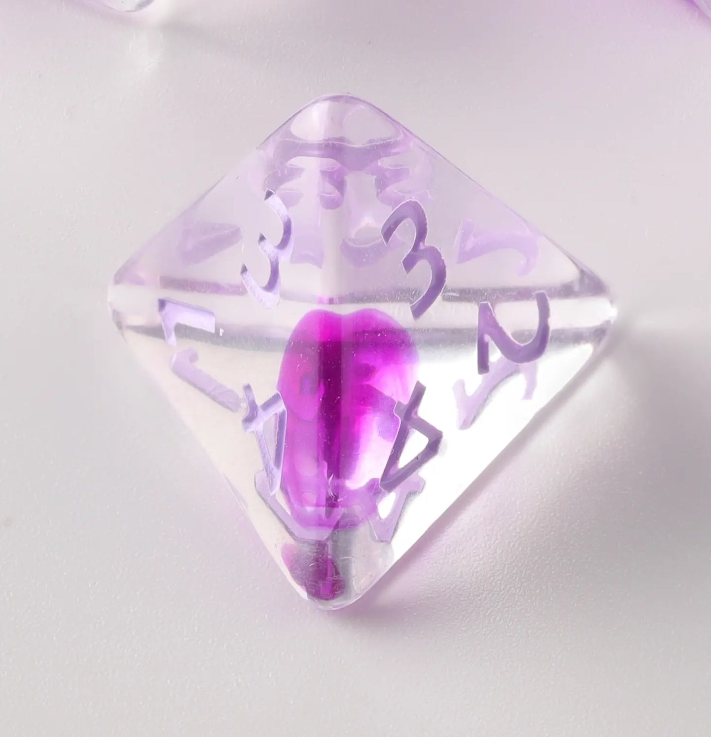 Sada kostek Crystal Clear Pink Dungeons & Dragons (sada kostek DND)