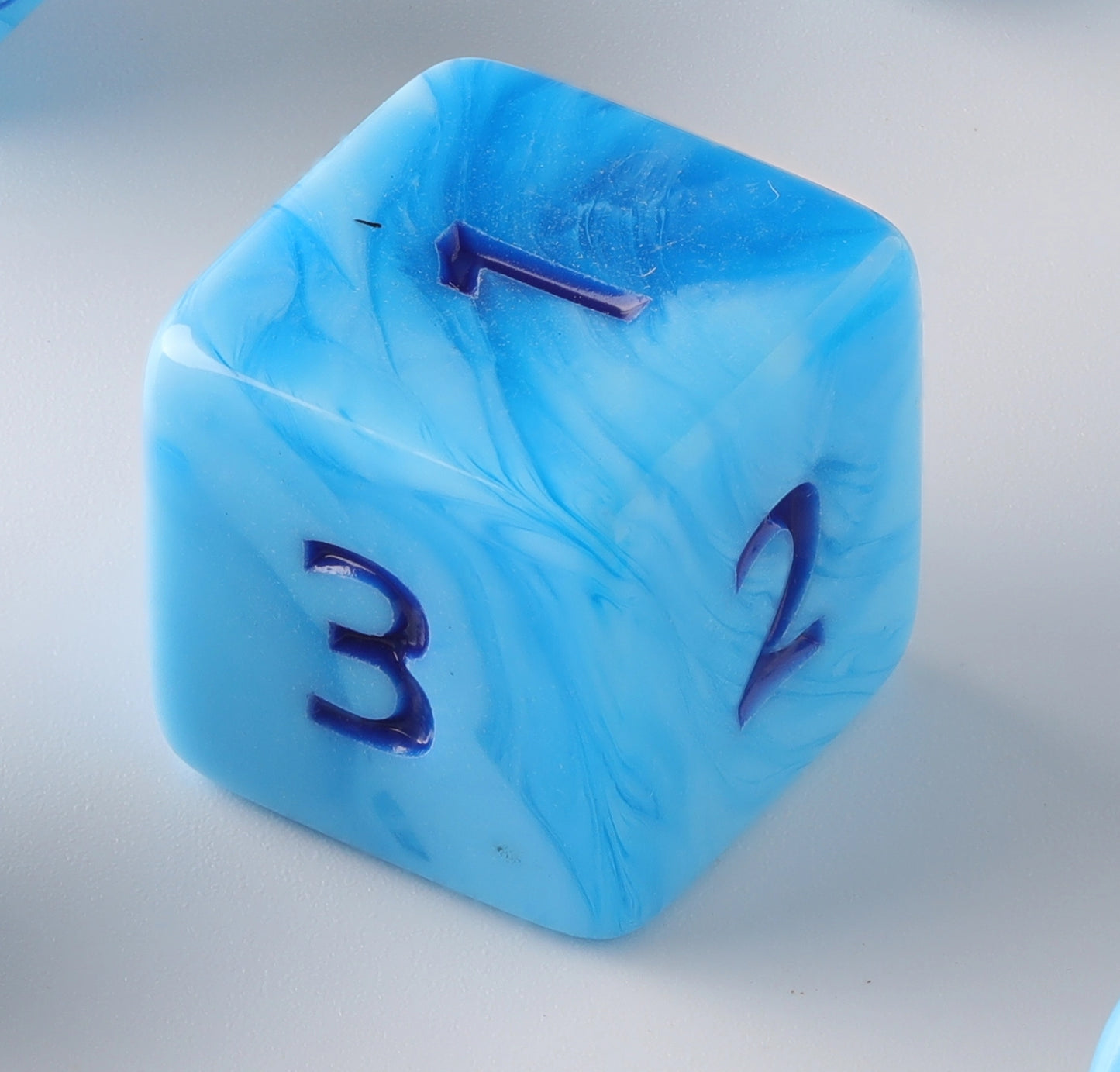 Juego de Dados Azul Humo para Dungeons & Dragons (Set de Dados DND)