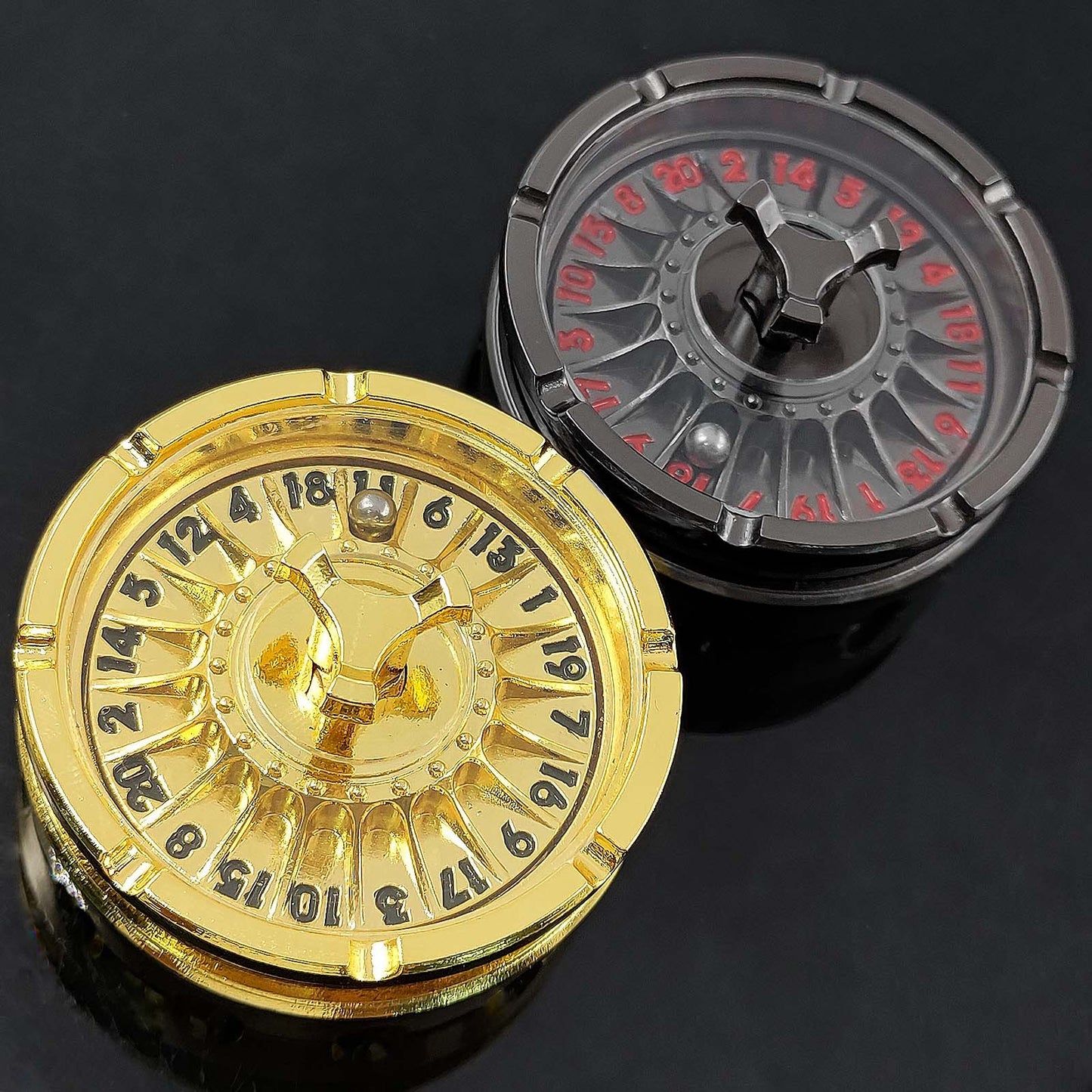 Juego de Dados de Ruleta Revolver – Dados con Rueda de Ruleta