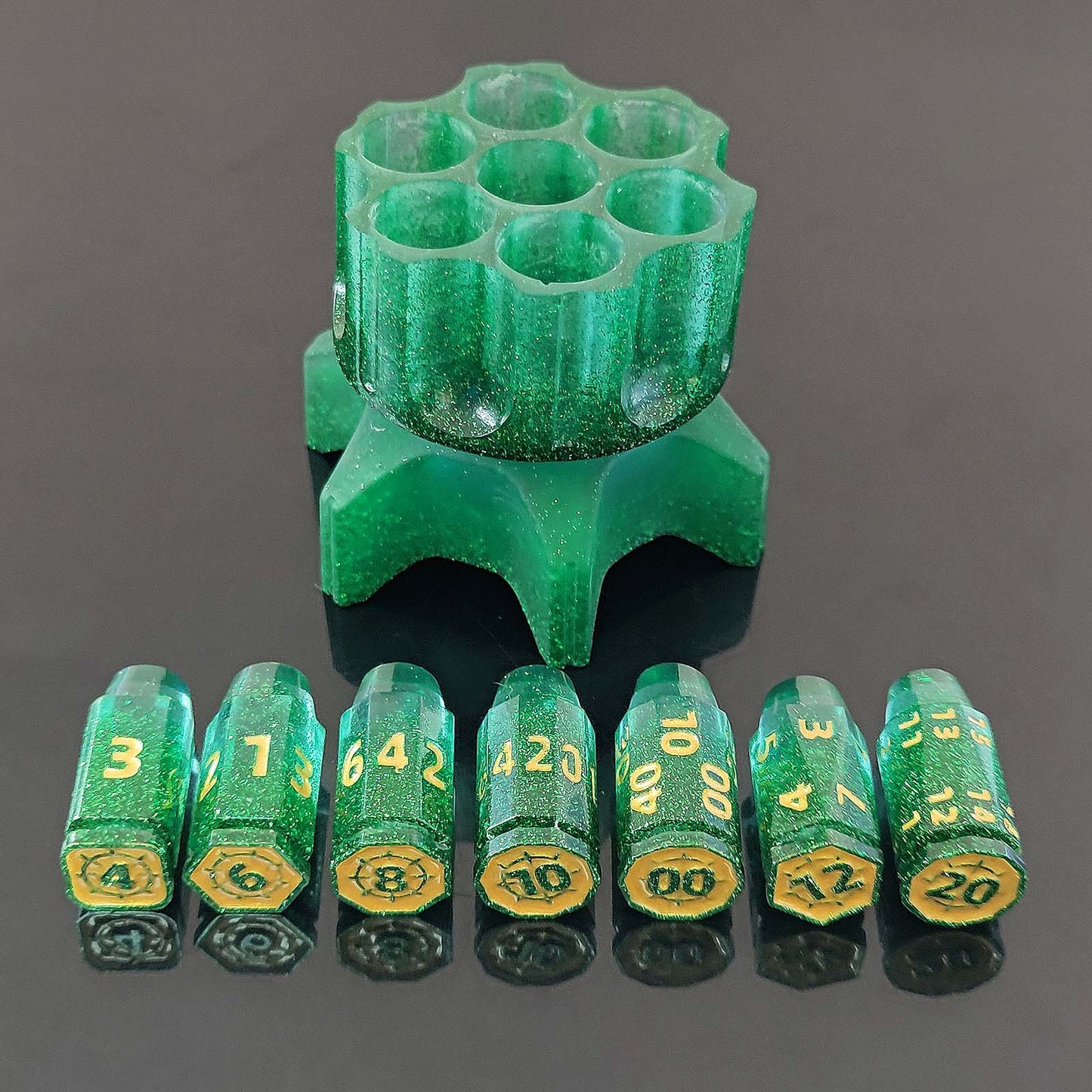 Revolver Resin Dice Set