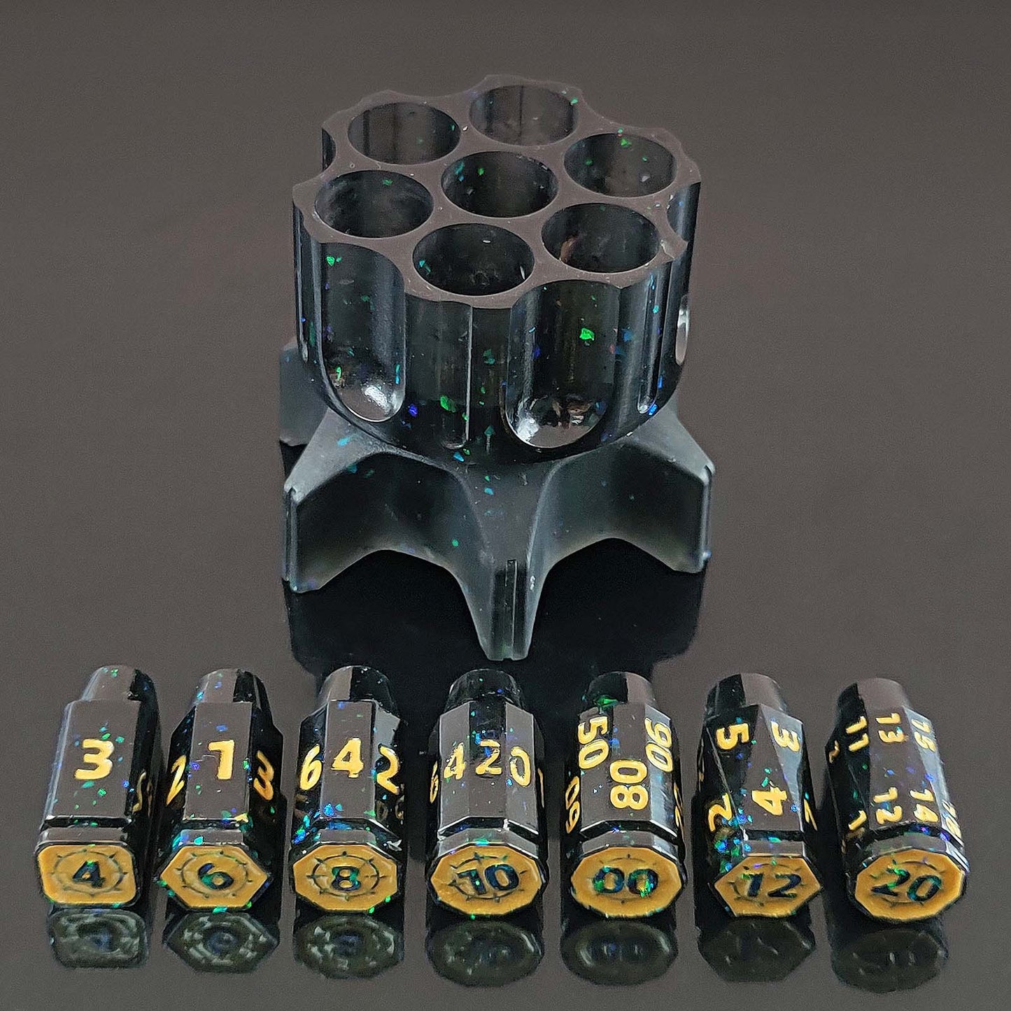Revolver Resin Dice Set
