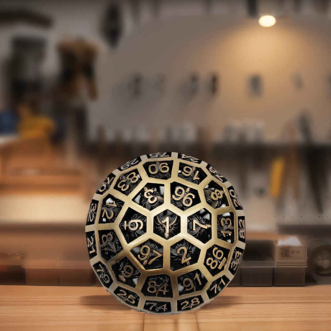 Bronzová sada kostek Wyrm Hollow Metal D60 – bronzová