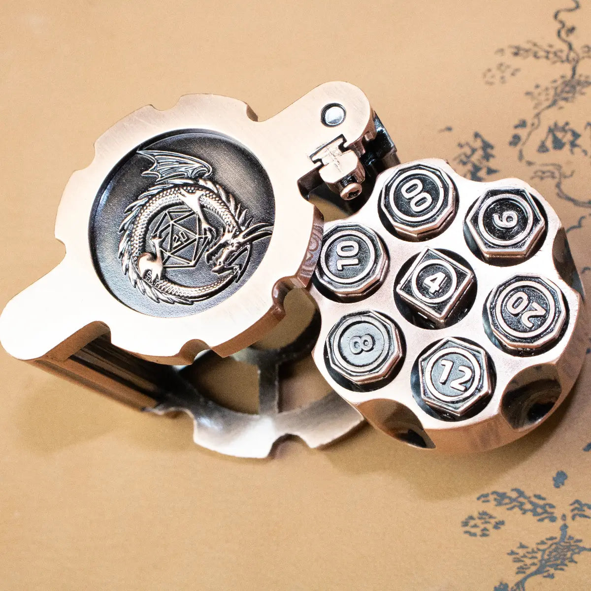 revolver dice - copper