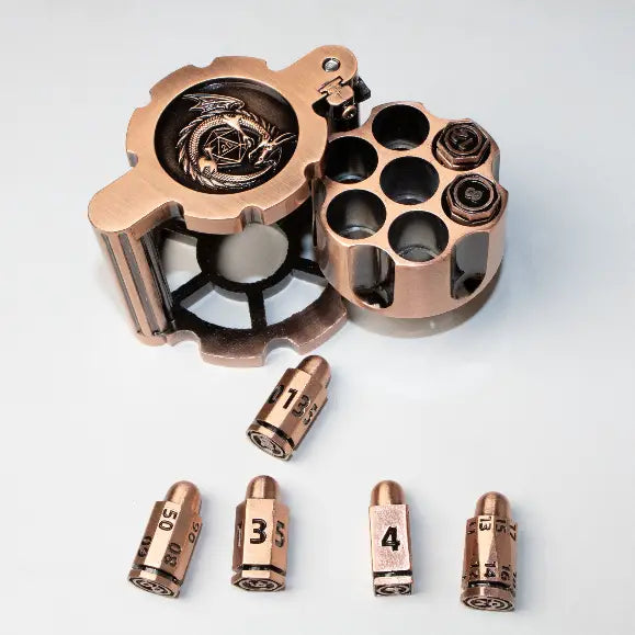 revolver dice bullet edtion - copper