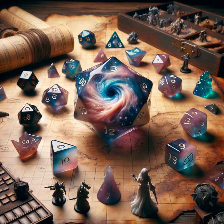 Exploring the Enchantment of Dungeons & Dragons Liquid Core Dice