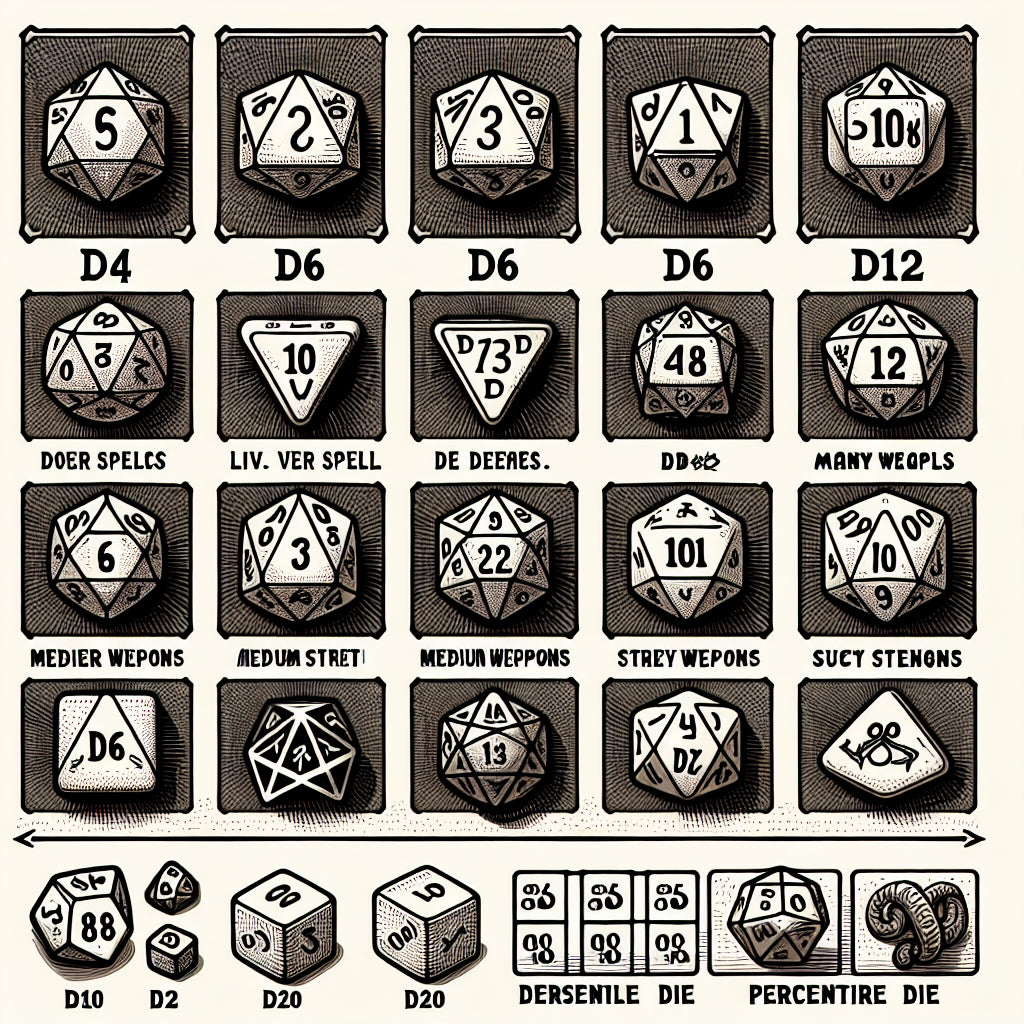 D&D Dice and What They Do: A Comprehensive Guide