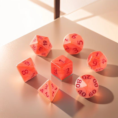 Ember Glow Dungeons & Dragons Dice Set(DND Dice Set)