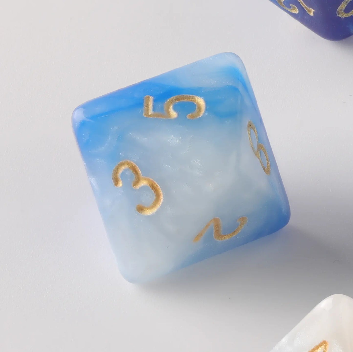 Blue Milk Dungeons & Dragons Dice Set(DND Dice Set)