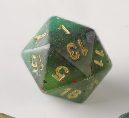 Verdant Nebula Dungeons & Dragons Dice Set(DND Dice Set)