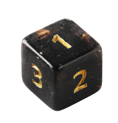 Black crystal Dungeons & Dragons Dice Set(DND Dice Set)