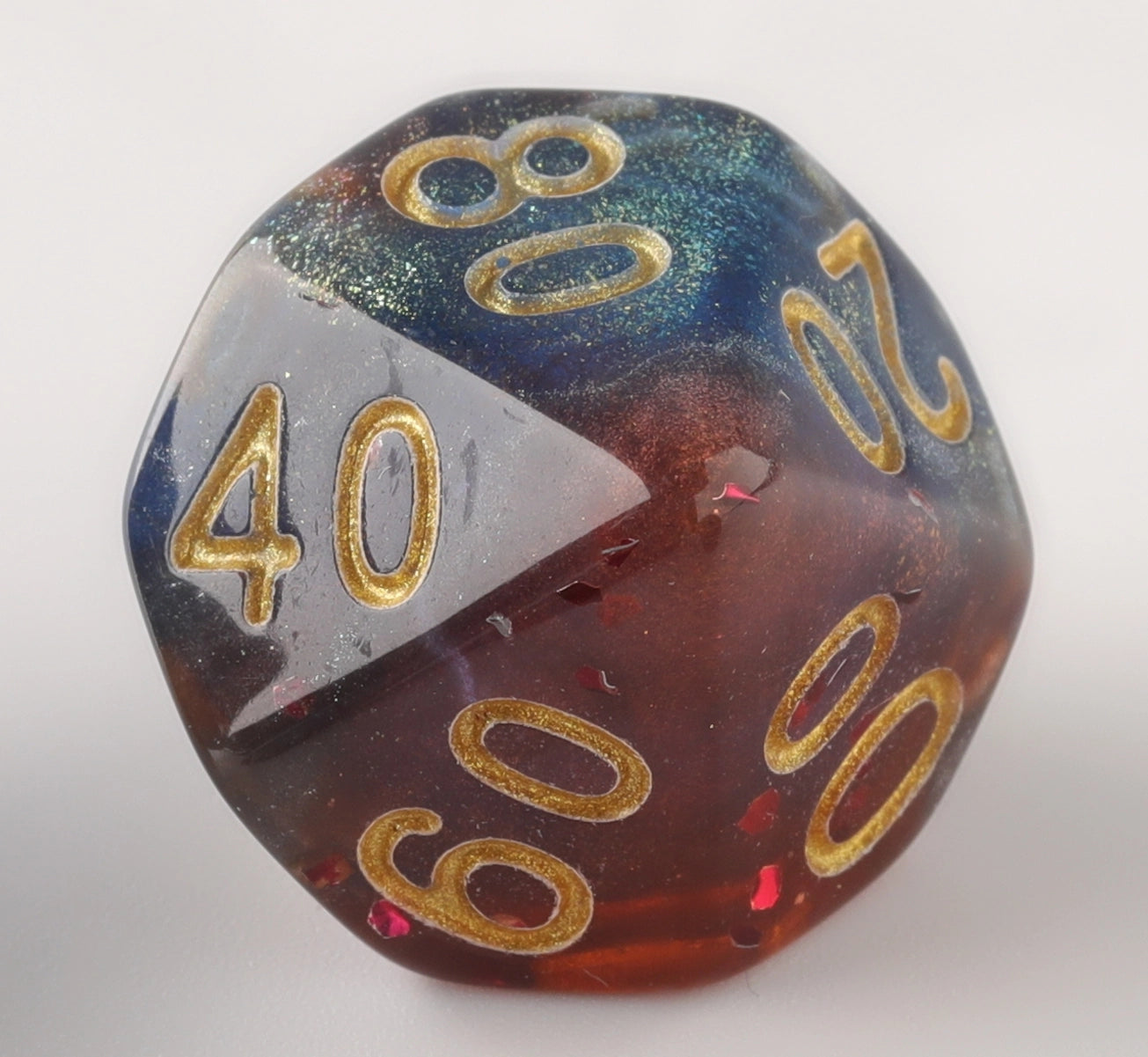 Aetherial Ember Dungeons & Dragons Dice Set - Premium Metal DND Polyhedral Dice for RPG Games