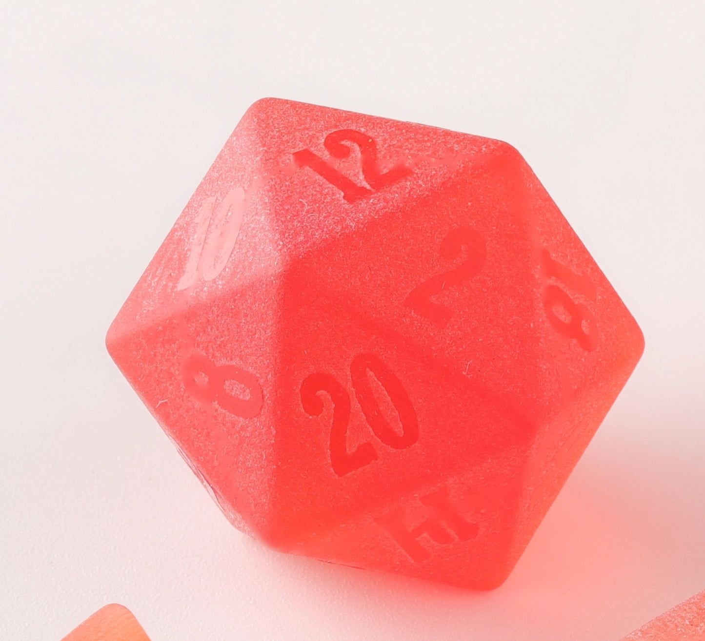 Ruby Mist Glass Dungeons & Dragons Dice Set(DND Dice Set)