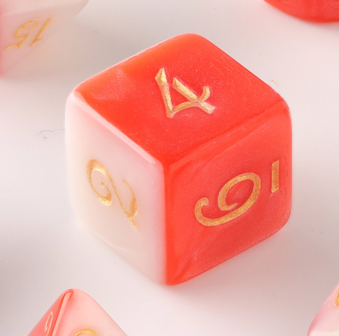 Crimson Mist Dungeons & Dragons Dice Set(DND Dice Set)