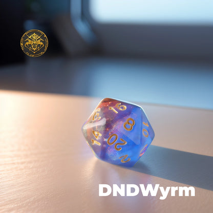 Cosmic Cascade Dungeons & Dragons Dice Set(DND Dice Set)