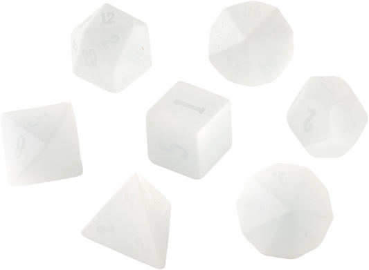 Frost Crystal Glass Dungeons & Dragons Dice Set(DND Dice Set)