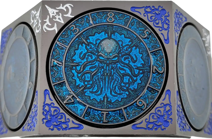 Chromatic Dragon's Fortune Dial - Multi-Function D&D Metal Dice with Rotating Dials & Number Wheel