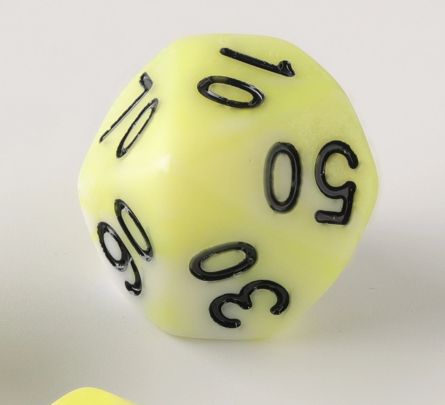 Yellow and White Gradient Dungeons & Dragons Dice Set(DND Dice Set)