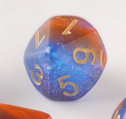 Enchanted Nebula Dungeons & Dragons Dice Set(DND Dice Set)