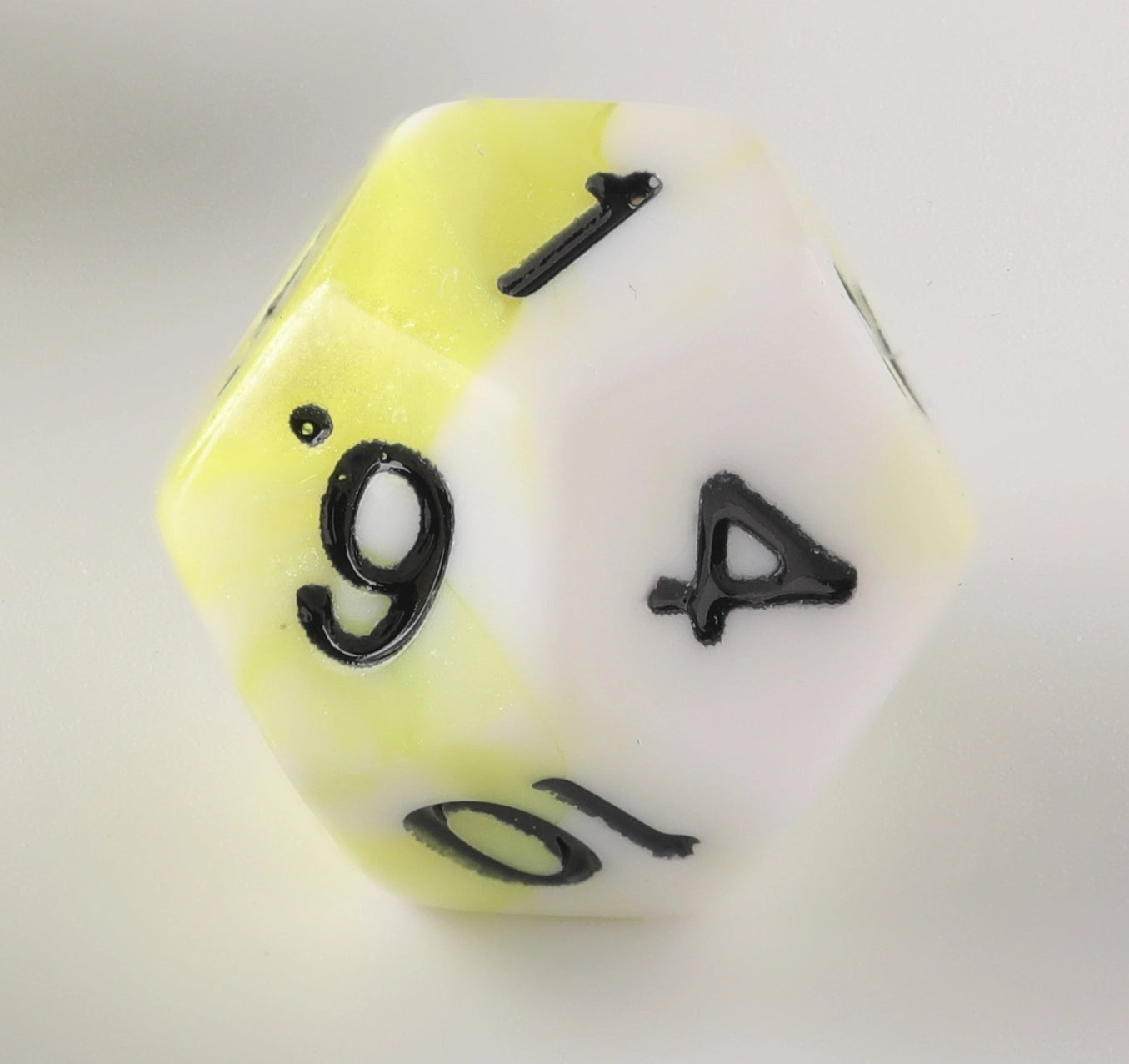 Yellow and White Gradient Dungeons & Dragons Dice Set(DND Dice Set)