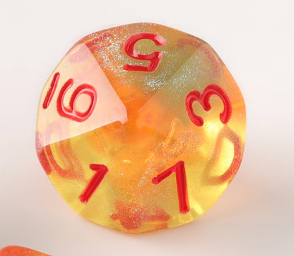 Sundown Serenity Dungeons & Dragons Dice Set(DND Dice Set)