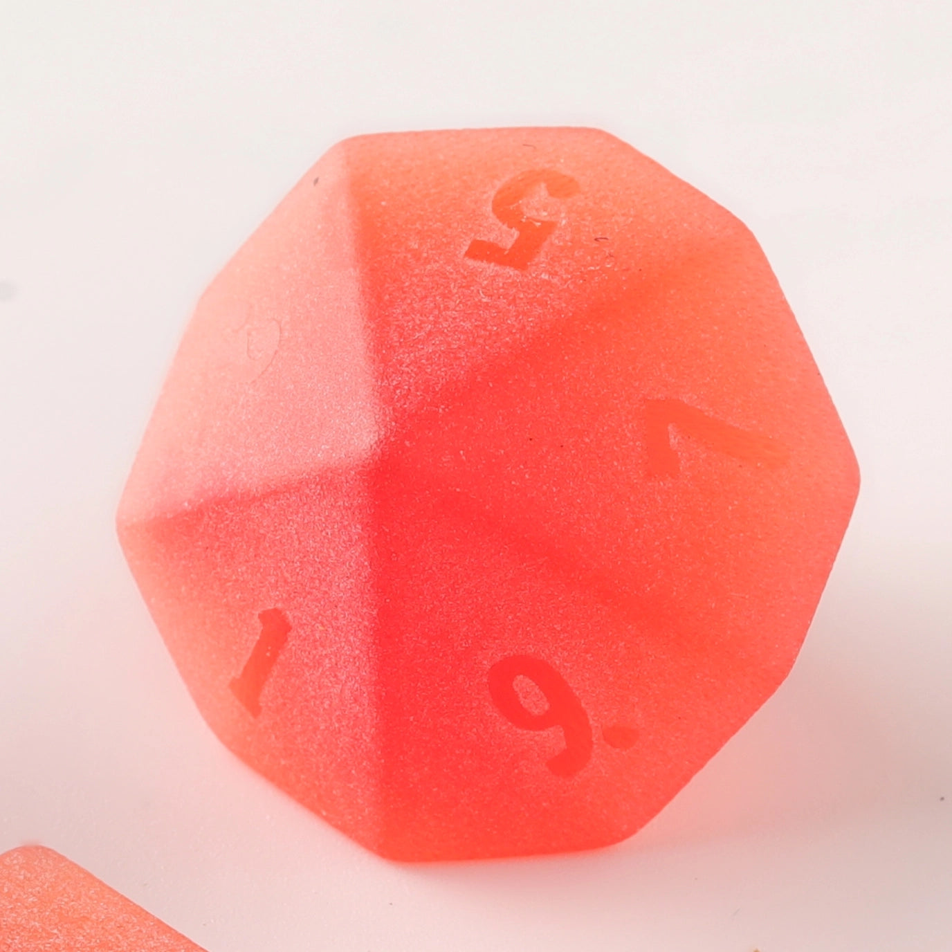 Ruby Mist Glass Dungeons & Dragons Dice Set(DND Dice Set)