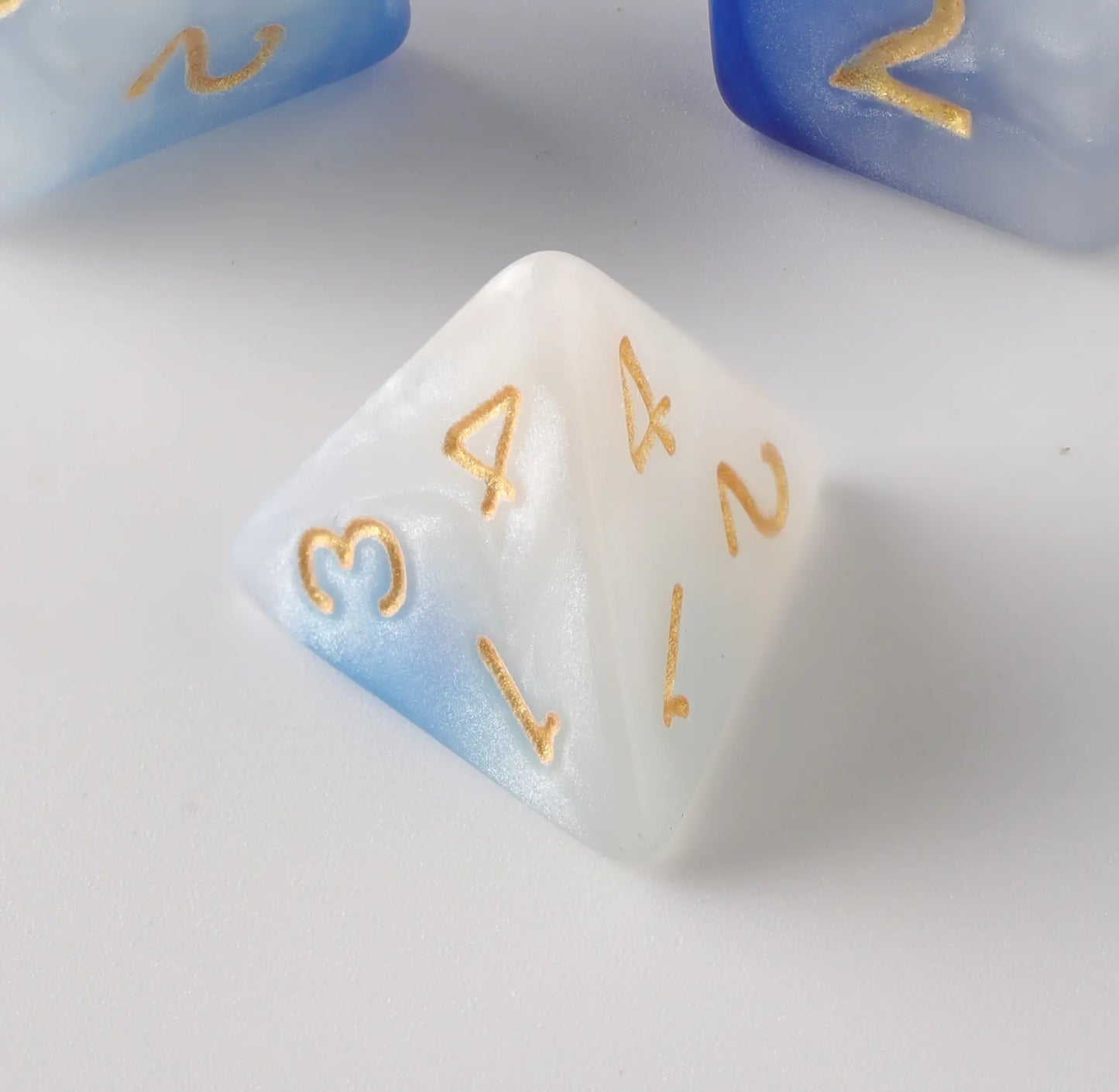 Blue Milk Dungeons & Dragons Dice Set(DND Dice Set)