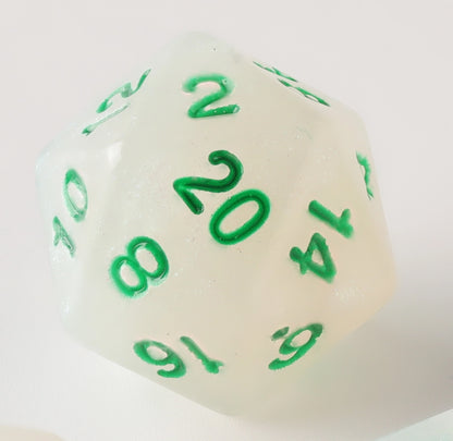 Semi-Transparent Eggshell Dungeons & Dragons Dice Set(DND Dice Set)