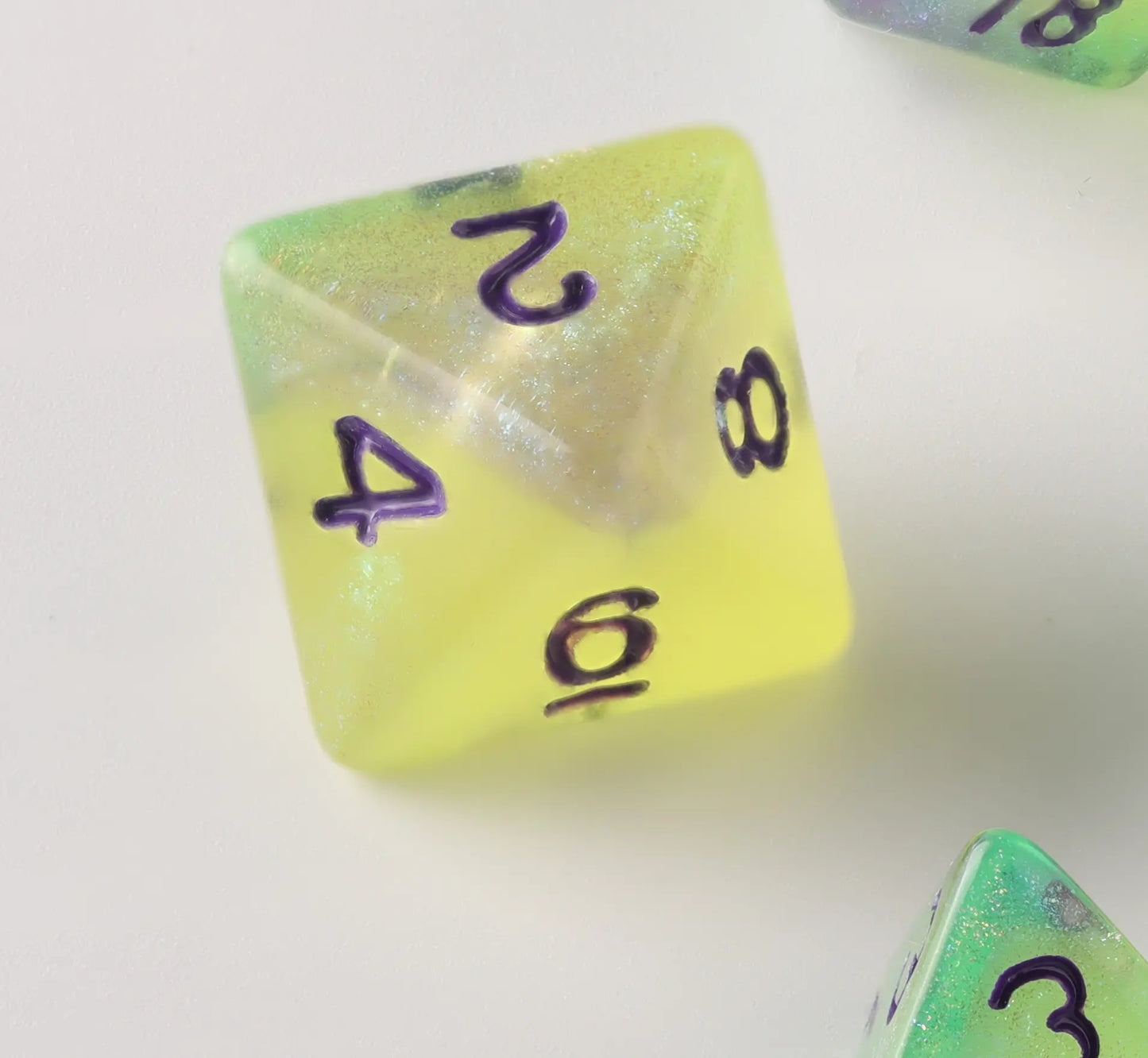 Three-color transparent dice Dungeons & Dragons Dice Set(DND Dice Set)