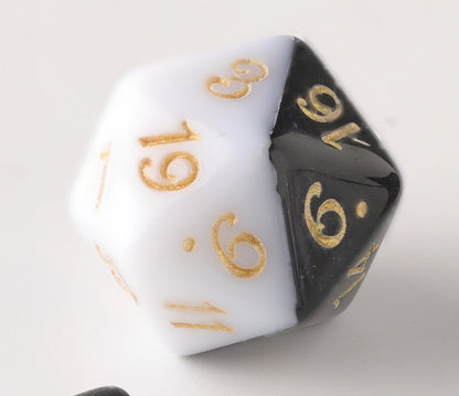 Yin Yang Harmony Dungeons & Dragons Dice Set(DND Dice Set)