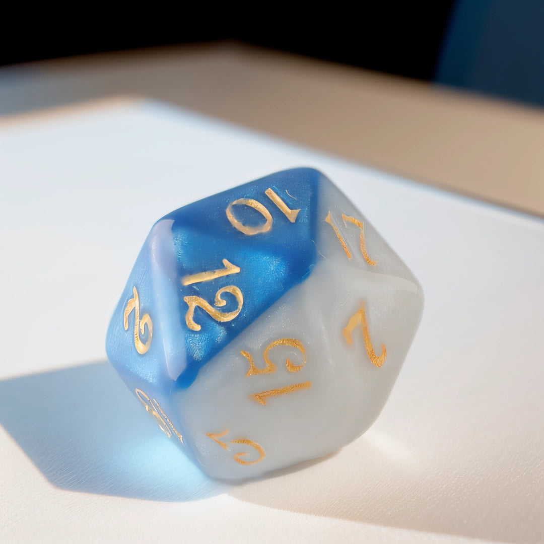 Azure Zenith Dungeons & Dragons Dice Set(DND Dice Set)