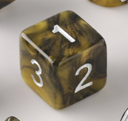 Earthen Shadow Dungeons & Dragons Dice Set(DND Dice Set)