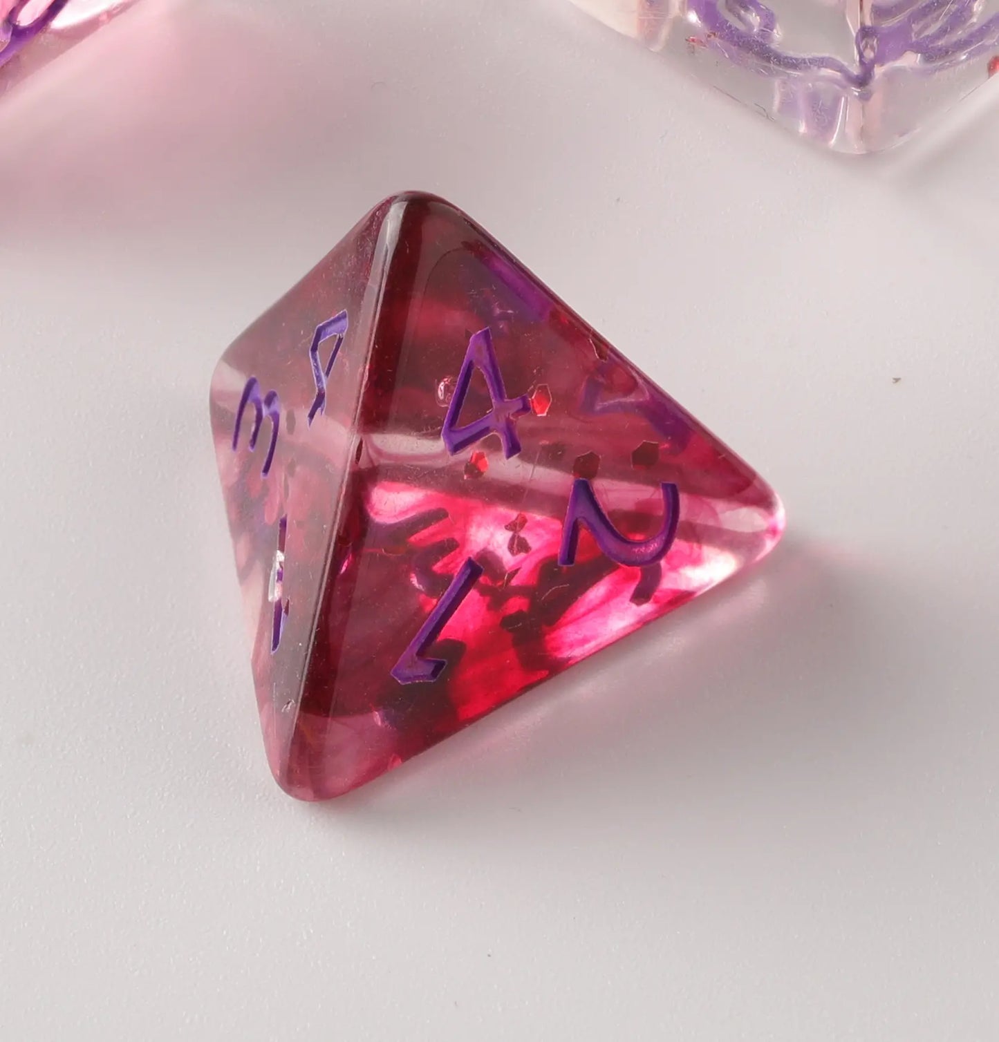 Rose petals Dungeons & Dragons Dice Set(DND Dice Set)