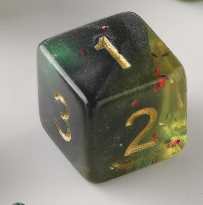 Verdant Nebula Dungeons & Dragons Dice Set(DND Dice Set)