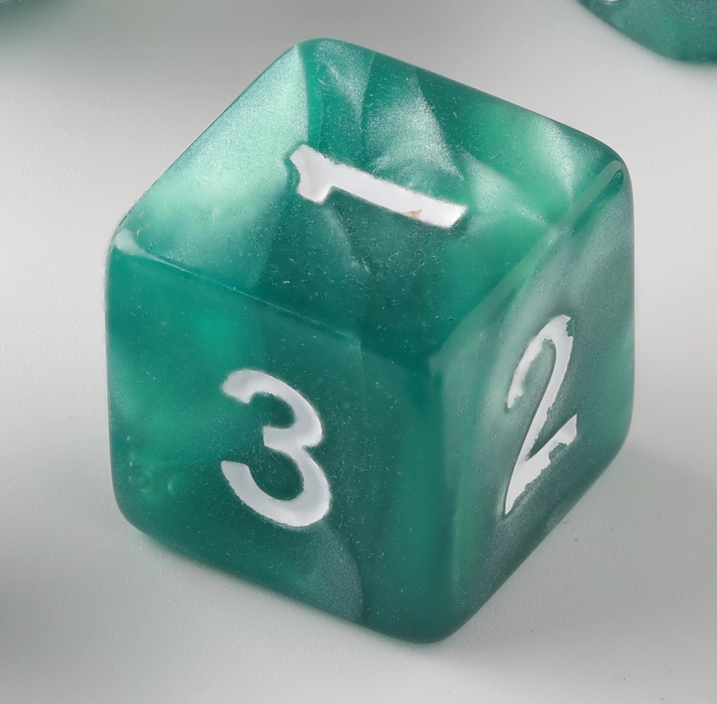 Deep Emerald Frost Dungeons & Dragons Dice Set(DND Dice Set)