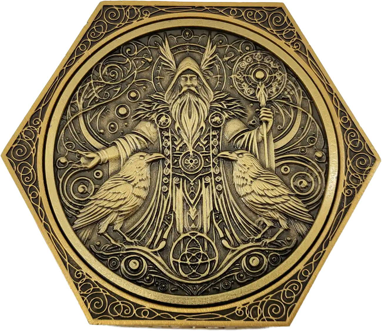 Chromatic Dragon's Fortune Dial - Multi-Function D&D Metal Dice with Rotating Dials & Number Wheel