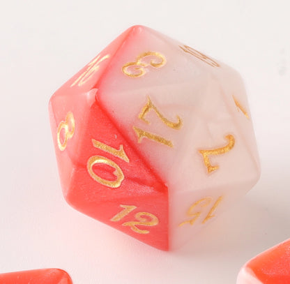 Crimson Mist Dungeons & Dragons Dice Set(DND Dice Set)