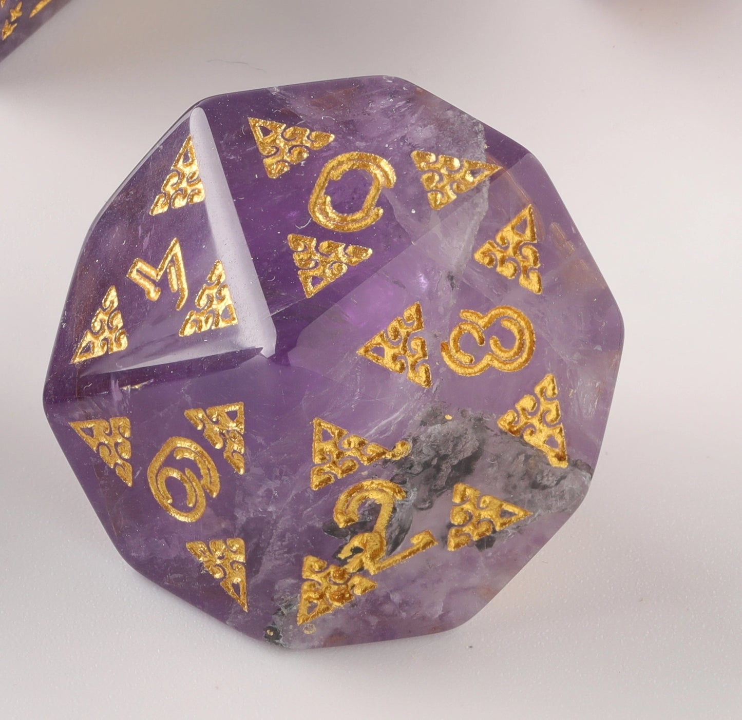 Amethyst Dice Set Drakonlore Chronicles Dungeons & Dragons Dice Set(DND Dice Set)