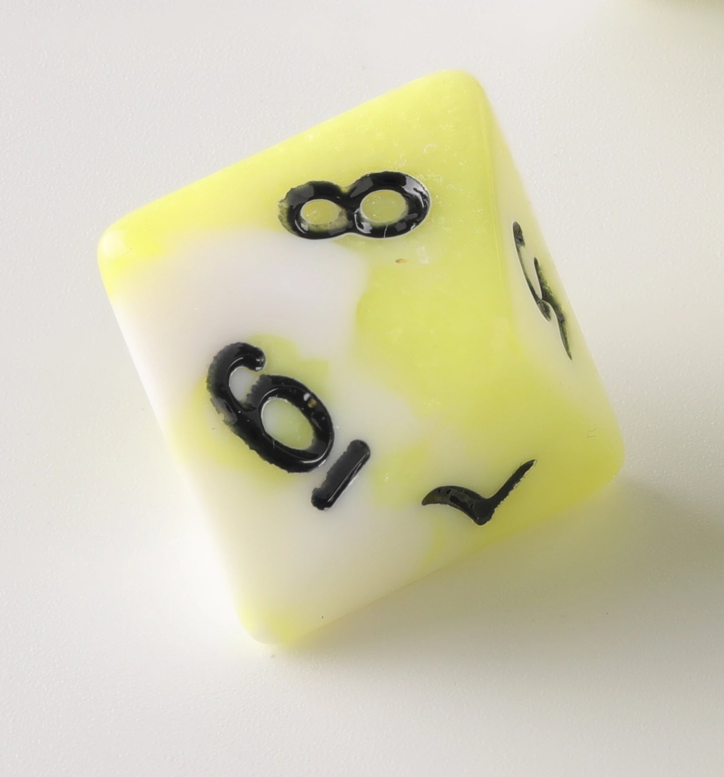 Yellow and White Gradient Dungeons & Dragons Dice Set(DND Dice Set)