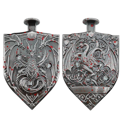 Arcane Shield Dice Spinner-7-in-1 Metal Dice for DnD – D4 D6 D8 D10 D12 D20 Tabletop RPG Dice Spinner