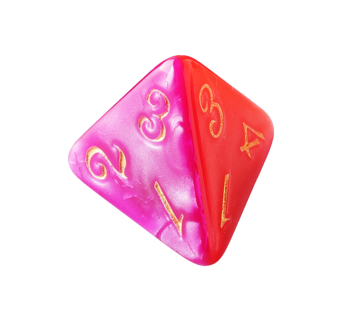 Magma Red Purple Double Combination Dungeons & Dragons Dice Set(DND Dice Set)