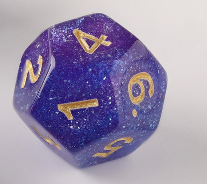 Galactic Amethyst Dungeons & Dragons Dice Set(DND Dice Set)