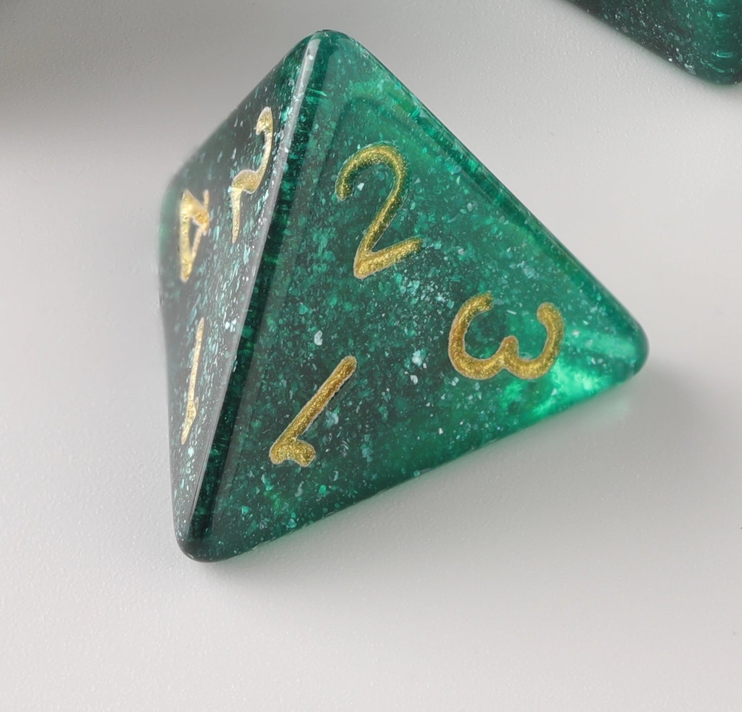 Emerald Shadows Dungeons & Dragons Dice Set(DND Dice Set)