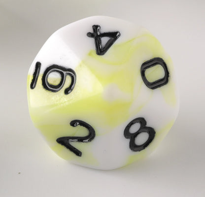 Yellow and White Gradient Dungeons & Dragons Dice Set(DND Dice Set)