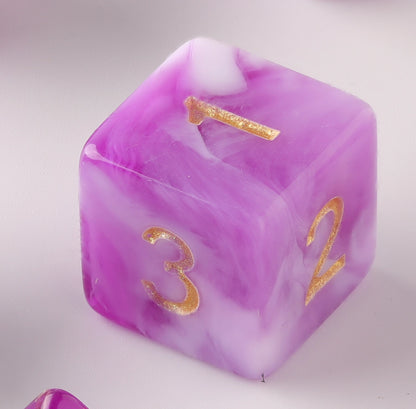 Purple Veil Dungeons & Dragons Dice Set(DND Dice Set)