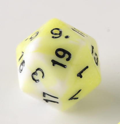 Yellow and White Gradient Dungeons & Dragons Dice Set(DND Dice Set)