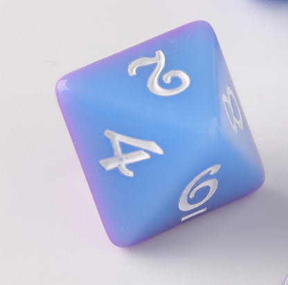 Azure Twilight Dungeons & Dragons Dice Set(DND Dice Set)