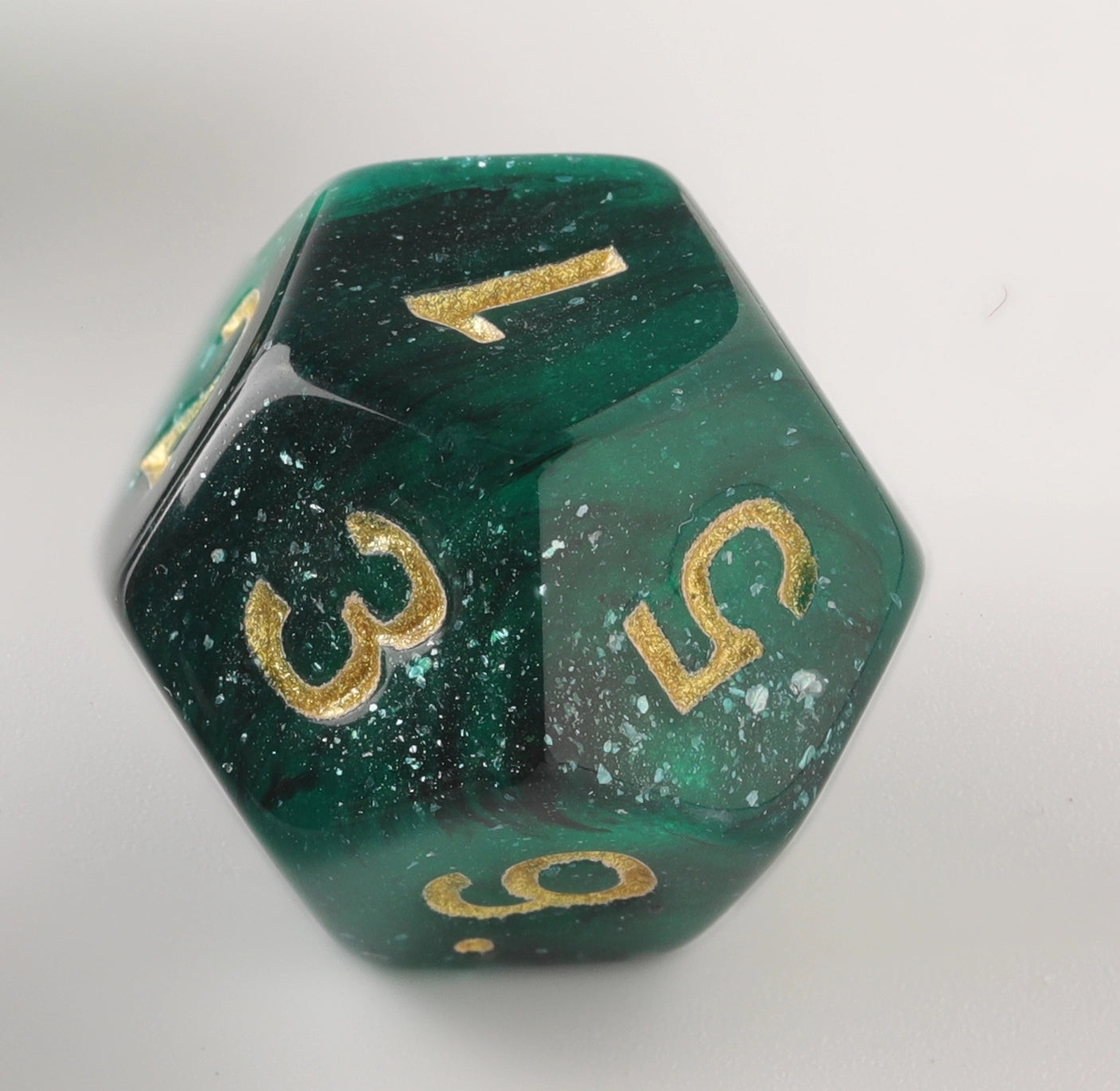 Emerald Shadows Dungeons & Dragons Dice Set(DND Dice Set)