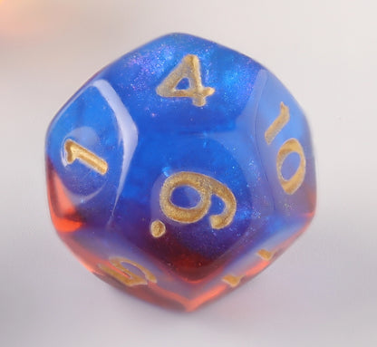 Cosmic Cascade Dungeons & Dragons Dice Set(DND Dice Set)